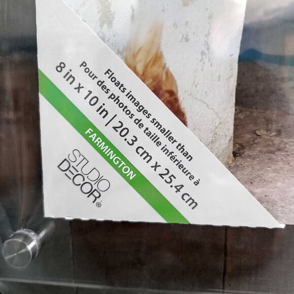 BARNWOOD + 8 x 10 Acrylic FLOATING FRAME ~ Studio Décor ~ NEW - Picture 4 of 11